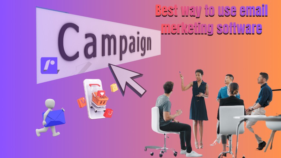 Use of email marketing software